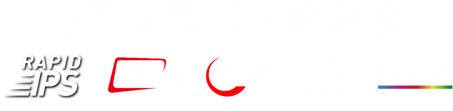 MAG 275QF Title and feature icons